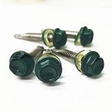 Stainless Steel 410 Hexagonal Walsi Green Paint Self-Drilling Screws