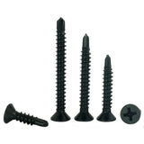 Black Allen 410 Stainless Steel Self-Drilling Screw