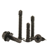 Black Allen 410 Stainless Steel Self-Drilling Screw