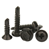 Black Allen 410 Stainless Steel Self-Drilling Screw