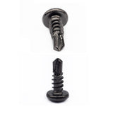 Black Carbon Steel Plum Trough Pan Head Self-Drilling Screw