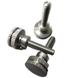 Customized Hand Twist High-headed Steps Knurled Screws