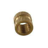 Customized Oem Brass Injection Knurled Nuts Or Galvanized Zinc Plated