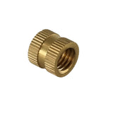 Customized Oem Brass Injection Knurled Nuts Or Galvanized Zinc Plated