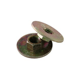 Customized Oem Hexagonal Nut With Washer Galvanized Colorful Zinc Plated