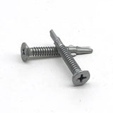 Flat Head Embossed Lug Countersunk Drill Tail Self-Drilling Screws