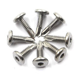 410 Stainless Steel Flat Head Hexagon Drill Tail Self-Drilling Screws