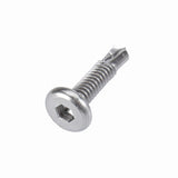 410 Stainless Steel Flat Head Hexagon Drill Tail Self-Drilling Screws