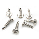 410 Stainless Steel Flat Head Hexagon Drill Tail Self-Drilling Screws