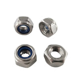 Oem Hexagon Nylon Insert Nut Lock Nut In Stainless Steel 18-8, 304, 316 Or Carbon Steel