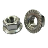 Stainless Steel Carbon Steel Hex Serrated Flange Nut