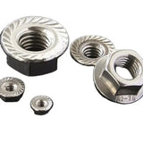 Stainless Steel Carbon Steel Hex Serrated Flange Nut